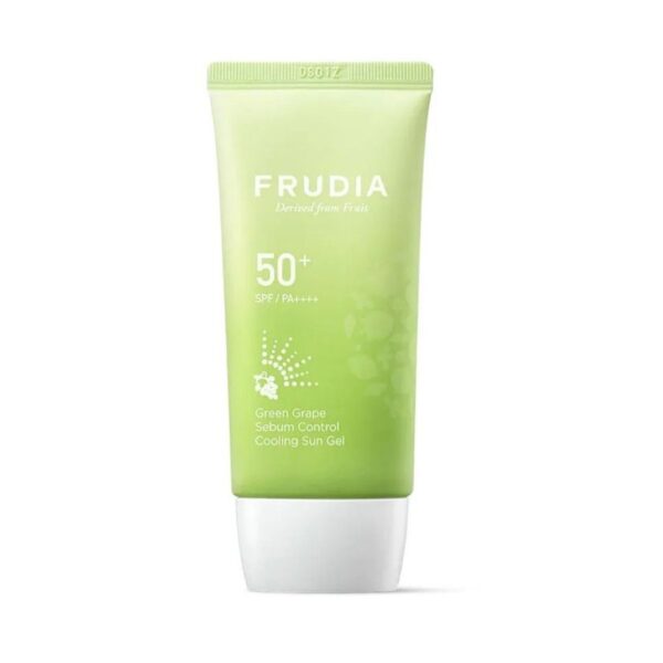 FRUDIA Bloqueador Green Grape Sebum Control Cooling Sun Gel SPF50+ PA++++ 50g