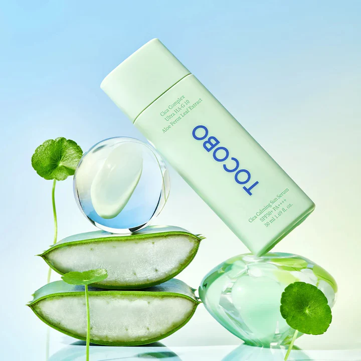TOCOBO CICA CALMING SUN SERUM SPF50+ PA++++ 50ml - Imagen 4