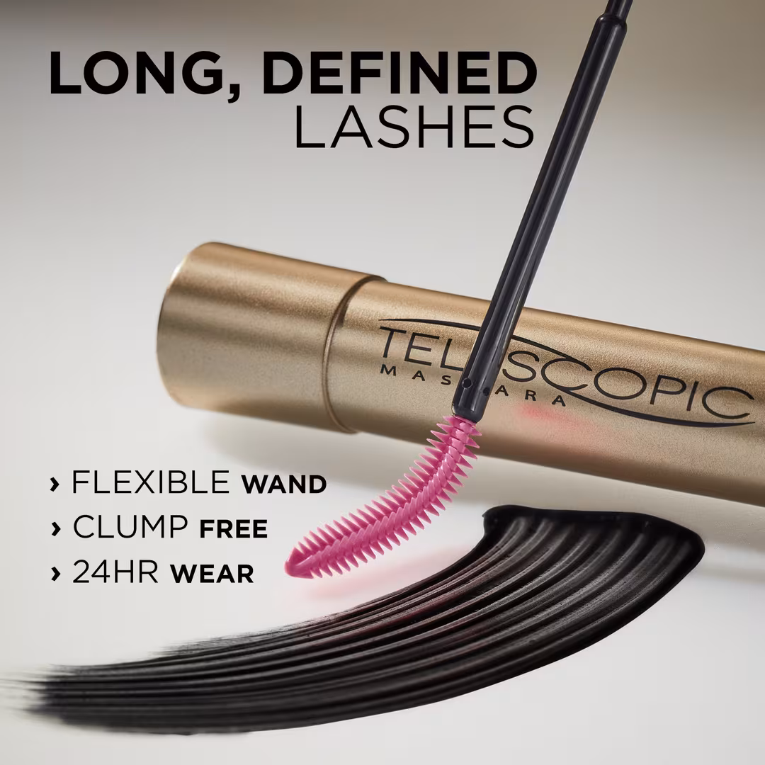 L'Oréal Telescopic Original Washable Mascara Black Brown - Imagen 4