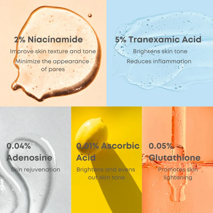 NINE LESS Mela-Pro 5% Tranexamic Acid Serum 30ml - Imagen 4