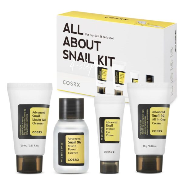 COSRX All About Snail Mucin kit 4 piezas