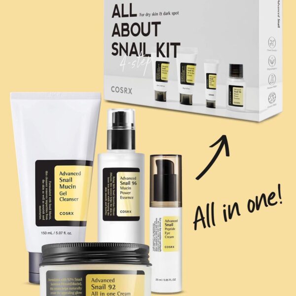 COSRX All About Snail Mucin kit 4 piezas