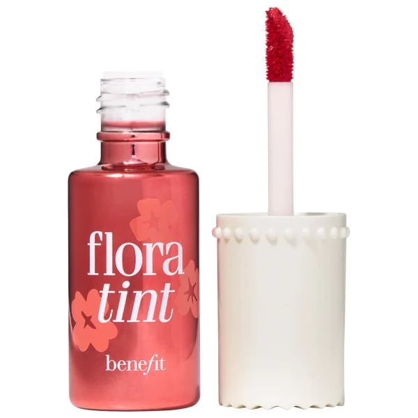 Benetint Liquid Lip + Cheek Blush Stain flora tint
