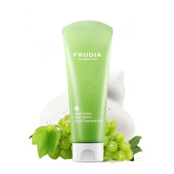 FRUDIA – Green Grape Pore Control Scrub Cleansing Foam 145g