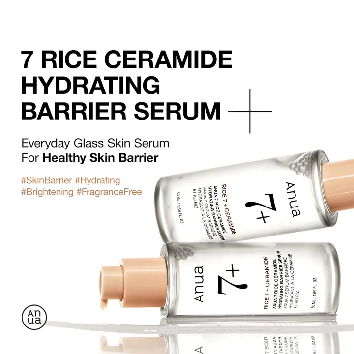 Anua 7+ Rice Ceramide Hydrating Barrier Serum 50ml - Imagen 3